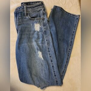 HOLLISTER WOMENS Distressed Denim Jeans size 25